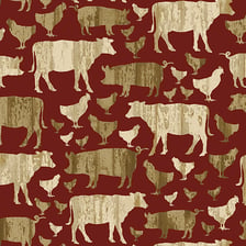 Farm-Animals-Cotton-Fabric