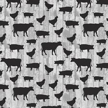 Farm-animals-Cotton-Fabric