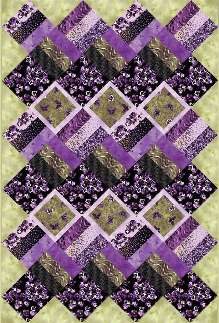 Fields Of Violet Quilt